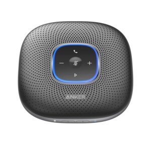 anker powerconf bluetooth speakerphone 6 mics enhanced voice pickup 24h call time bluetooth 5 usb c zoom certified bluetooth conference speaker compatible with leading platforms for home office 6398f77d5d78c