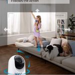 eufy Security 2K Indoor Cam Pan & Tilt, Home Security Indoor Camera, Human and Pet AI, Works with Voice Assistants, Motion Tracking, Night Vision, MicroSD Card Required, HomeBase Not Required._63ad5411e525d.jpeg