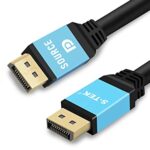 S-TEK 8K DisplayPort Ultra HD Cable [2M/6.5 Ft.] DP Cable Male to Male, Supports 7680×4320 Resolution, (8K @ 60 Hz, 4K @144 Hz, 2K 165 Hz) HDP DSC 1.2 HDCP for Gaming Laptop Monitor_63a9b5bd1564c.jpeg