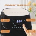 Air Fryer 5L, 8 Preset Programs, LED Touch Screen, Digital Display, Wide Range Adjustable Timer And Temperature Control, 1500W, Healthy Oil Free & Low Fat Cooking_63d83d9119d3e.jpeg