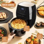 Air Fryer 5L, 8 Preset Programs, LED Touch Screen, Digital Display, Wide Range Adjustable Timer And Temperature Control, 1500W, Healthy Oil Free & Low Fat Cooking_63d83d948c777.jpeg