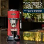 De’Longhi Dedica Coffee Machine, Barista Pump Espresso And Cappuccino Maker, Ground Coffee And Ese Pods Can Be USed, Milk Frother For Latte Macchiato And More, Ec685.R, Red_63d8376fc8e75.jpeg