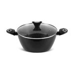 EDENBERG 12-piece Black Diamond Design Cookware Set | Stove Top Cooking Pot| Cast Iron Deep Pot| Butter Pot| Chamber Pot with Lid_63d8fab12b061.jpeg