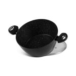 EDENBERG 12-piece Black Diamond Design Cookware Set | Stove Top Cooking Pot| Cast Iron Deep Pot| Butter Pot| Chamber Pot with Lid_63d8fab38a242.jpeg