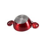 EDENBERG 12-piece Red Diamond Design Cookware Set | Stove Top Cooking Pot| Cast Iron Deep Pot| Butter Pot| Chamber Pot with Lid_63d8faf38f4c4.jpeg