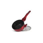 EDENBERG 12-piece Red Diamond Design Cookware Set | Stove Top Cooking Pot| Cast Iron Deep Pot| Butter Pot| Chamber Pot with Lid_63d8faff21874.jpeg