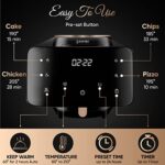 Empire Air Fryer 4.5L with Non-Stick Basket, 1400W High Power Digital Airfryer, 8 Pre-Set Functions, Digital LCD Smart Touch Screen Air Fryer Oven for Kitchen,BPA Free,Dishwasher Safe with FREE E-Book_63d83d4ad881f.jpeg