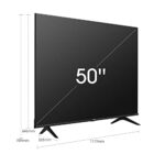 Hisense 50 Inch TV 4K UHD Smart TV, With Dolby Vision HDR, DTS Virtual X, YouTube, Netflix, Freeview Play & Alexa Built in, Bluetooth & WiFi Black Model 50A6GTUK 1 Year Full Warranty, H50A6GTUK_63d83254ccde5.jpeg