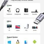 UGREEN USB A Sound Card USB A 2.0 to 3.5mm Headphone Adapter Wired Earphone Converter Mic Supportes Aluminum Shell Nylon-Braided Male to Female Compatible with PS3/PS4, Laptop, Tablet, PC-25CM_63b168dd04b0f.jpeg