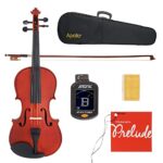 Apollo 1/4-size Solidwood Violin with Ebony Fittings, Complete with case and D’Addario Prelude Strings_63e0b842b145e.jpeg