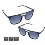Baytion Retro Sunglasses for Men and Women, Ultra Lightweight PC Frame Sunglasses, Anti Eyestrain & UV400 Protection Eyeglare Blocking Sun Light Filter Eyewear for Driving & Traveling (dark blue)_63e0c9106764a.jpeg