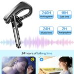 Bluetooth Headset [Upgraded] Active Noise Cancelling Bluetooth Headphones, Bluetooth Earpiece CVC8.0 Dual-Mic Hands-Free V5.0 Comfortable Earbud 240 Hrs Standby Time for Business/Workout/Driving_63e2695572047.jpeg