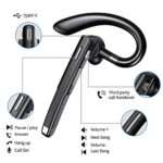 Bluetooth Headset,Wireless Version V5.0+EDR with CVC8.0,Dual-Mic Blue Tooth Earphones Noise Cancelling Ear Piece,Single Ear Bluetooth Earpiece Work for Business/Office/Driving_63e264e656337.jpeg