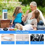 IMIKEYA Portable Air Conditioner Fan 4 in 1 Mini Evaporative Air Cooler 3 Speeds Personal Air Conditioner Quiet Desk Fan with USB Powered_63dfb0201396a.jpeg