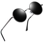 Joopin Round Polarized Sunglasses for Men Women, UV Protection Sun Glasses Small Circle Hippie John Lennon Shades Sunglasses_63e0cafe2c82c.jpeg