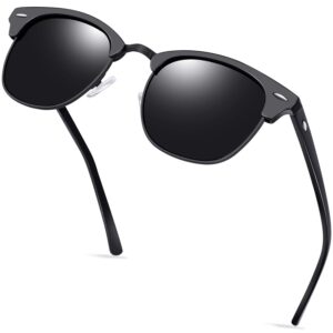 kanastal polarized sunglasses for men women semi rimless driving sun glasses vintage style 100 uv blocking 63e0ca17998d1