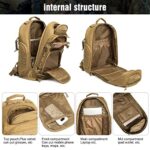 Mountain Land 38L Military Tactical Backpack for Men Military Rucksack Pack for Outdoor Hiking Camping Trekking Hunting with 3L Military Water Bottle Bag_63dcfc9b70667.jpeg