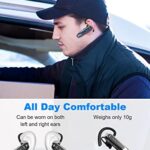 New bee Bluetooth Headset Wireless Hands-Free Phone with Dual Mic V5.0 Hands-Free Bluetooth Earphones with 25 Hours Talk Time Mic Mute Two Devices Connection for iPhone, Android and Laptop_63e276a8b59fa.jpeg