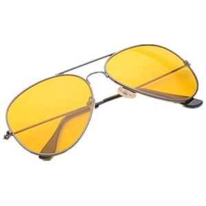 night vision glasses for driving shooting aviator anti glare yellow hd polarized lens alleviate eye fatigue 63e0c810c624d