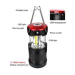 Pack of 2Pcs 2 in 1 COB+Red LED Tent Lamp Outdoor Camping Light Portable Lantern Working Lighting 4 Lighting Mode for Outdoor, Emergency, Hiking,Camping_63df834056f33.jpeg
