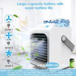 Portable Air Conditioners, Mini Air Conditioner Evaporative Air Cooler 90° Oscillating with 7 LED Lights, Rechargeable Fans for Room Office Outdoor Car Camping Tent_63dfb26d3563a.jpeg
