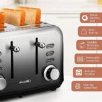 Toaster 4 Slice, FIMEI Stainless Steel Toaster with Extra Wide Slot, Automatic Toaster, Compact Bagel Toaster, 7 Browning Setting with Defrost/Reheat/Cancel Function, Removable Crumb Tray (Gradient)_63de4f65d3a4c.jpeg