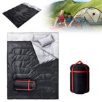 T&Q Double Sleeping Bag with 2 Pillows, Waterproof Lightweight 2 Person Adults Sleeping Bag Queen Size XL for Camping, Backpacking, Hiking, with Carrying Bag_63de396310117.jpeg
