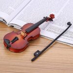 Wooden Mini Violin Model Display, with Bow Stand and Case Musical Ornament Craft, for Home Office Decoration Birthday Valentine’s Day Gift_63e0c3f1ad695.jpeg
