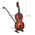 Wooden Mini Violin Model Display, with Bow Stand and Case Musical Ornament Craft, for Home Office Decoration Birthday Valentine’s Day Gift_63e0c3f388c25.jpeg