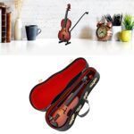 Wooden Mini Violin Model Display, with Bow Stand and Case Musical Ornament Craft, for Home Office Decoration Birthday Valentine’s Day Gift_63e0c3f8de7f5.jpeg