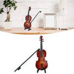 Wooden Mini Violin Model Display, with Bow Stand and Case Musical Ornament Craft, for Home Office Decoration Birthday Valentine’s Day Gift_63e0c3fa59ac0.jpeg